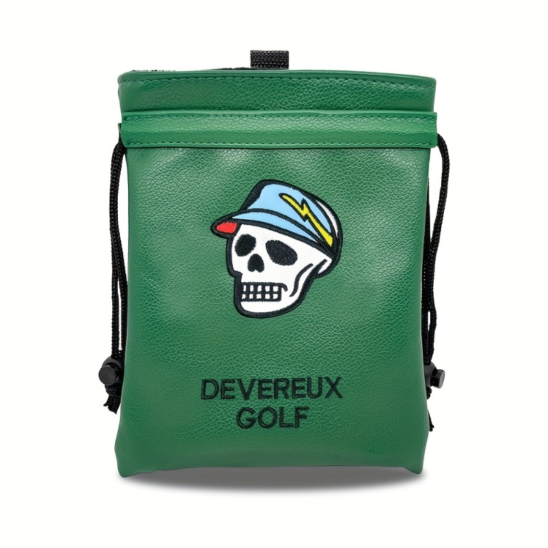 Golf Equipment Drawing - Bolsa portátil verde para itens valiosos