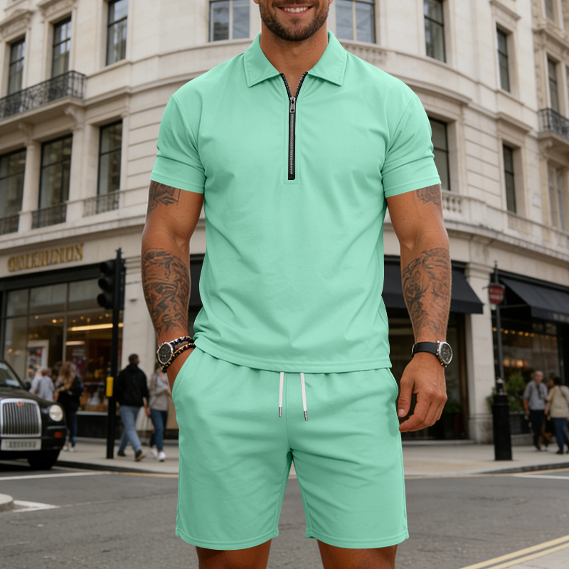 Golf Equipment Drawing - Conjunto de Camisa Polo Masculina com