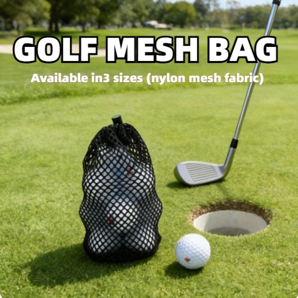 Golf Equipment Drawing - Bolsa de rede de malha para