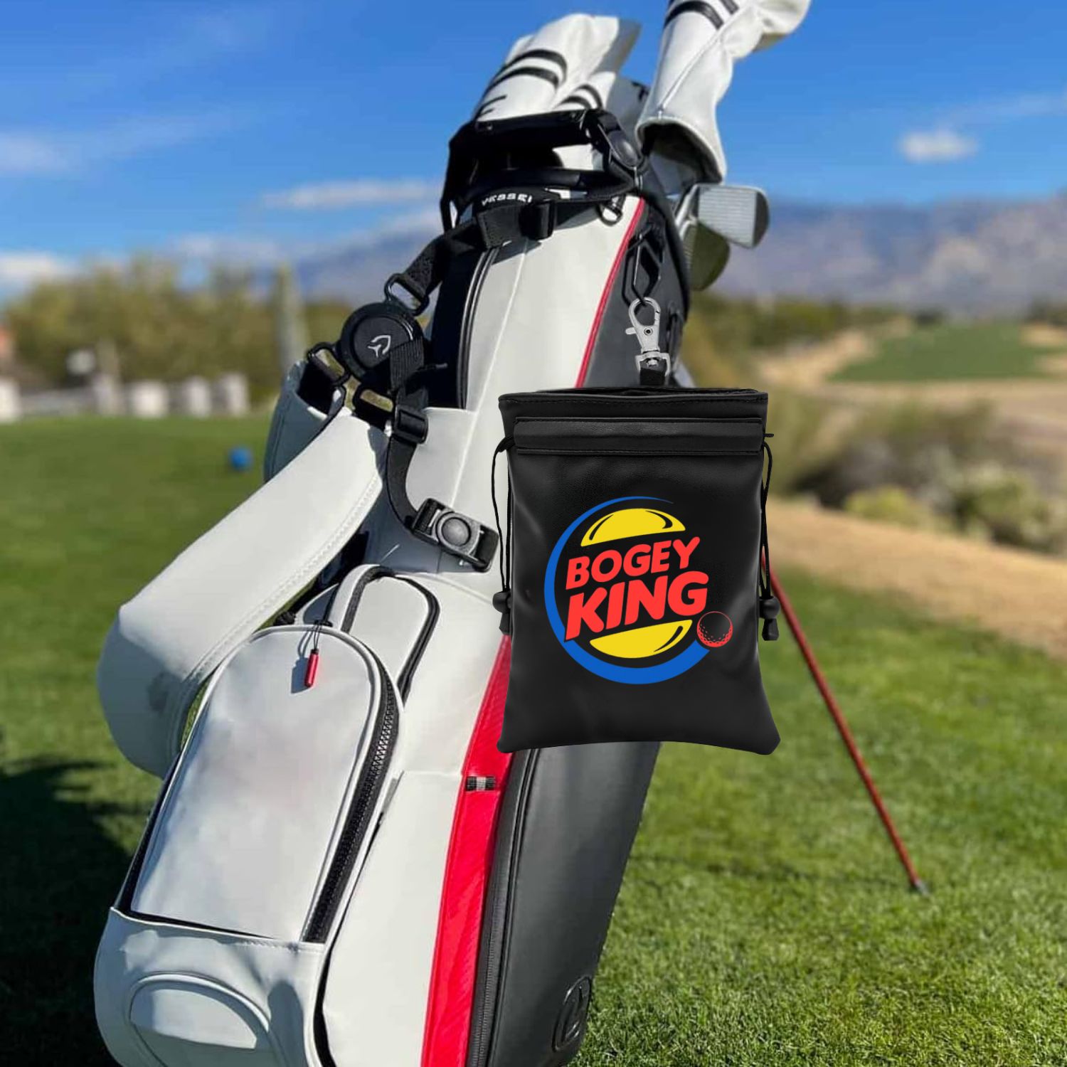 Bogey King Bolsa de objetos de - Golf Equipment Drawing avaliação e preço