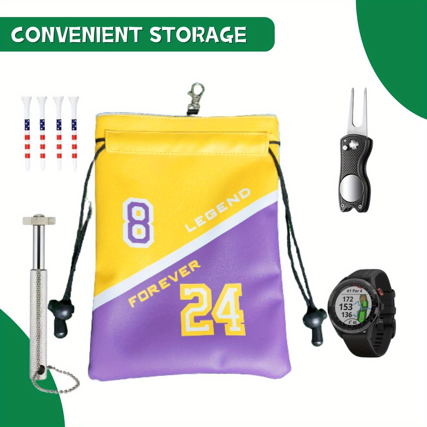 Bolsa Engraçada para Objetos d - Golf Equipment Drawing avaliação e preço