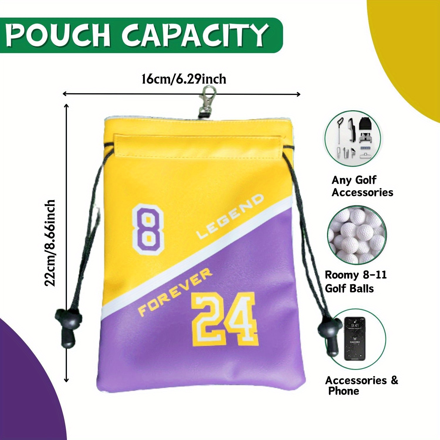Bolsa Engraçada para Objetos d - Golf Equipment Drawing avaliação e preço
