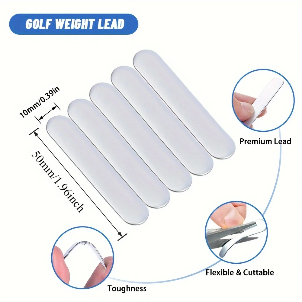 5 pçs golfe ponderado chumbo f - Golf Equipment Store avaliação e preço