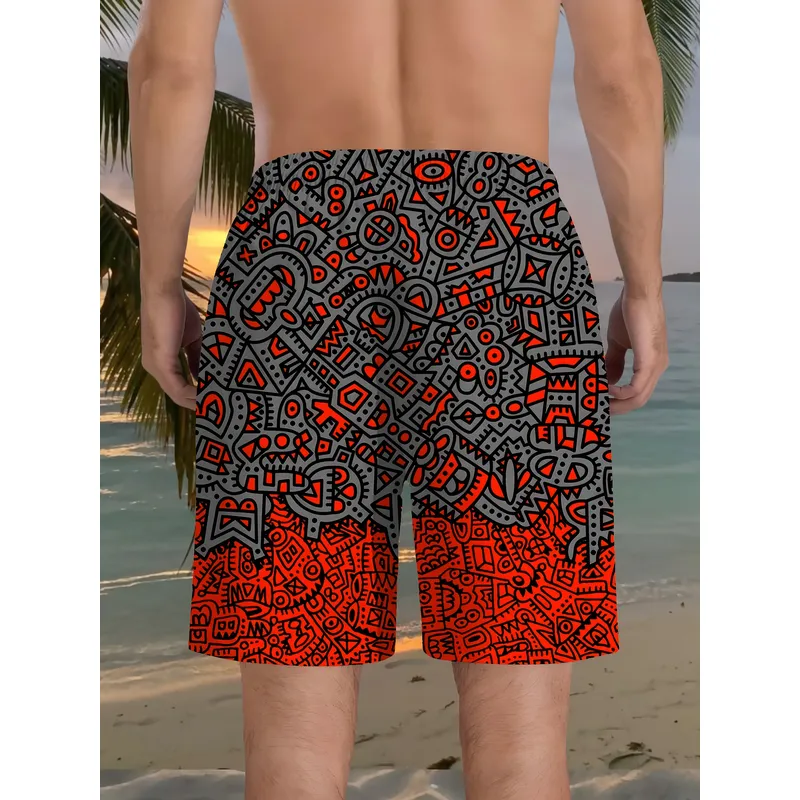Shorts de Praia Masculinos com - Golf Equipment Drawing avaliação e preço