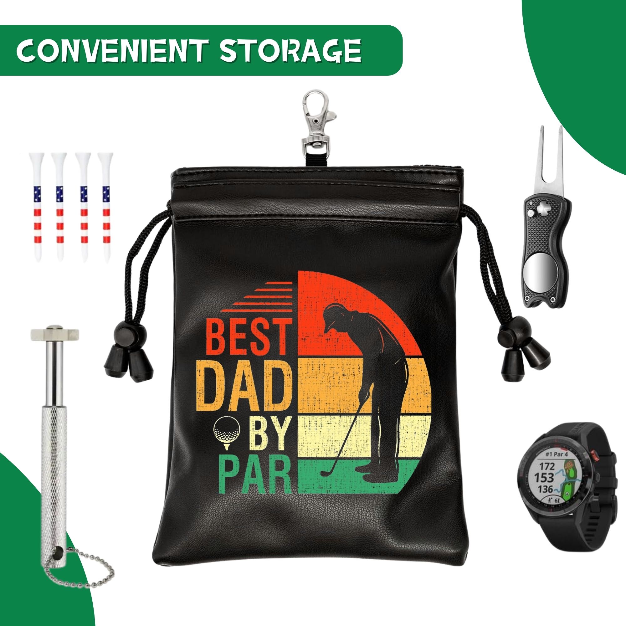 Bolsa de Golfe Engraçada para  - Golf Equipment Drawing avaliação e preço