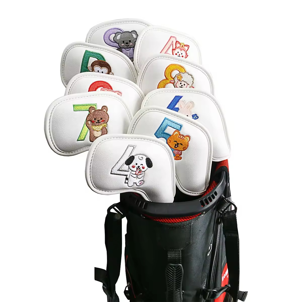 9 Peças de Capas de Ferro de G - Golf Equipment Organizer avaliação e preço