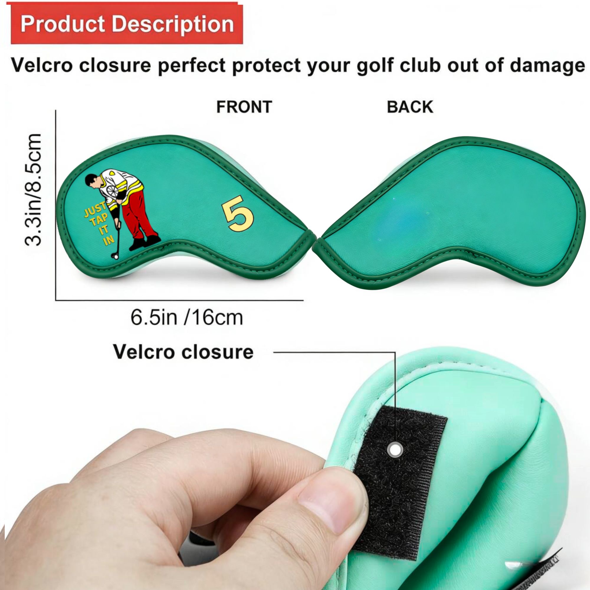 9 capas para ferros de golfe c - Golf Equipment Organizer avaliação e preço